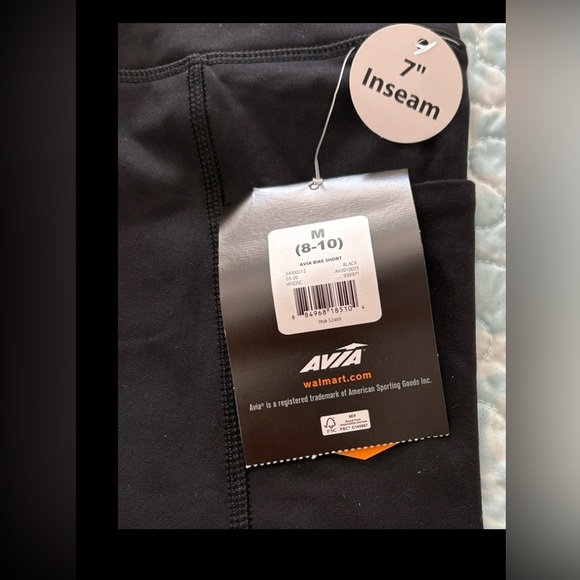 Avia Women's Black Bike Shorts - Picture 11 of 11